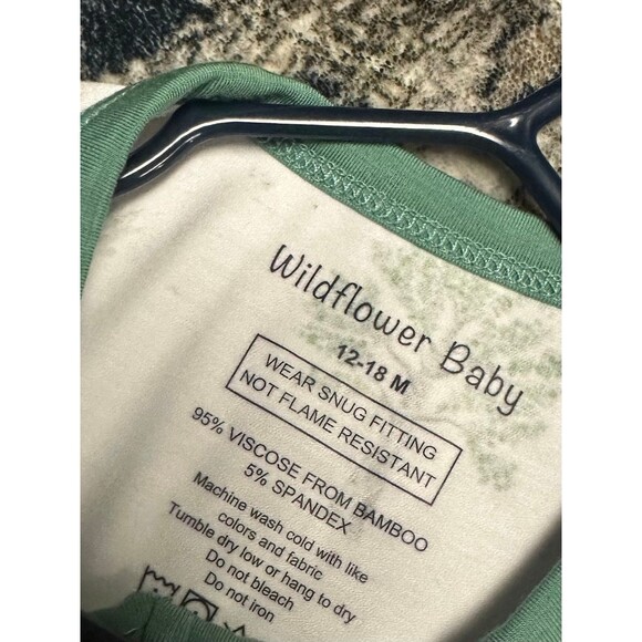 Wildflower Baby | Bamboo Zippie | 12-18m - Picture 4 of 4